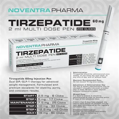 Noventra Tirzepatide 60mg Pen